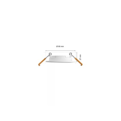 Philips - SET 3x LED RGBW Dimmabilno kupaonsko ugradbeno svjetlo Hue SLIM LED/8,3W/230V IP44 2000-6500K