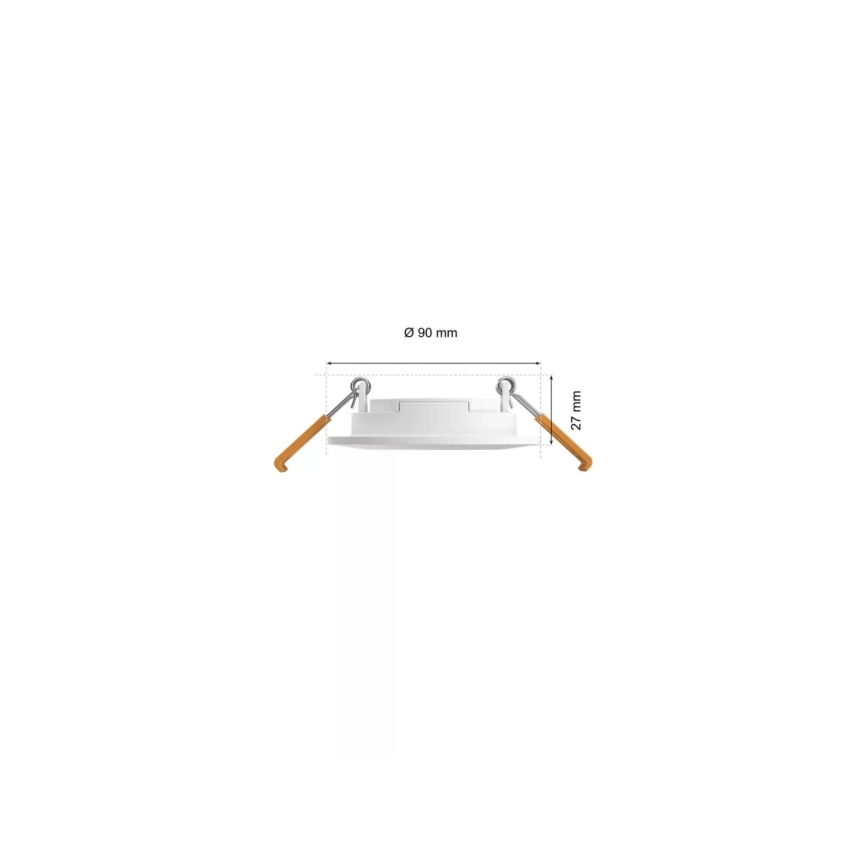 Philips - SET 3x LED RGBW Dimmabilno kupaonsko ugradbeno svjetlo Hue SLIM LED/8,3W/230V IP44 2000-6500K