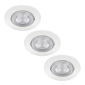 Philips - SET 3x LED Ugradbena svjetiljka LED/4,5W/230V 2700K