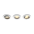 Philips - SET 3x LED Ugradbena svjetiljka s prigušivanjem Hue MILLISKIN 1xGU10/4,2W/230 2200-6500K