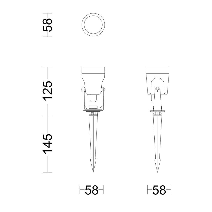Philips - SET 3x LED vanjska svjetiljka GARDENLINK REUEL LED/1,5W/230V 2700K IP44