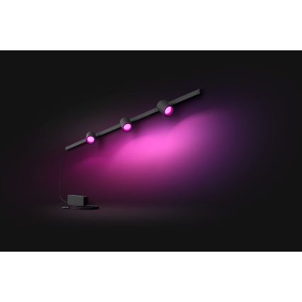 Philips - SET 3xLED RGB Prigušiva svjetiljka za tračni sustav Hue PERIFO LED RGB/15,6W/230V 2000-6500K