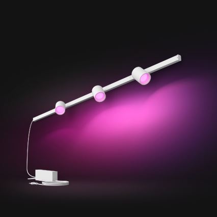 Philips - SET 3x LED RGB Prigušiva svjetiljka za tračni sustav Hue PERIFO LED RGB/15,6W/230V 2000-6500K