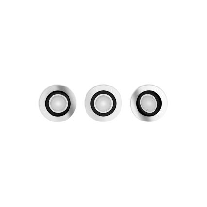 Philips - SET 3xLED RGBW Prigušiva ugradbena Hue CENTURA 1xGU10/4,2W/230V 2000-6500K