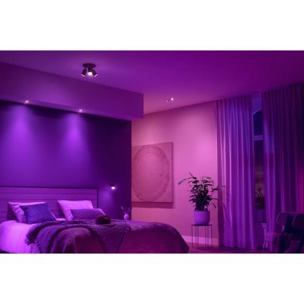 Philips - SET 3xLED RGBW Prigušiva ugradbena Hue CENTURA 1xGU10/4,2W/230V 2000-6500K