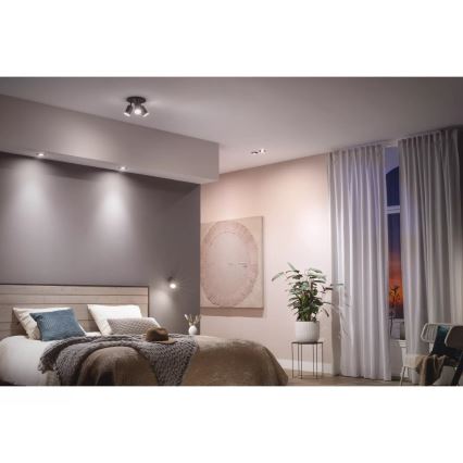 Philips - SET 3xLED RGBW Prigušiva ugradbena Hue CENTURA 1xGU10/4,2W/230V 2000-6500K