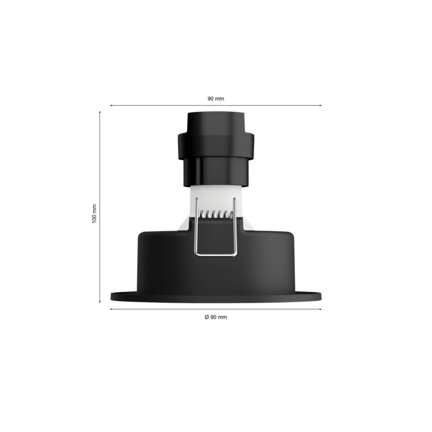 Philips - SET 3xLED RGBW Prigušiva ugradbena Hue CENTURA 1xGU10/4,2W/230V 2000-6500K