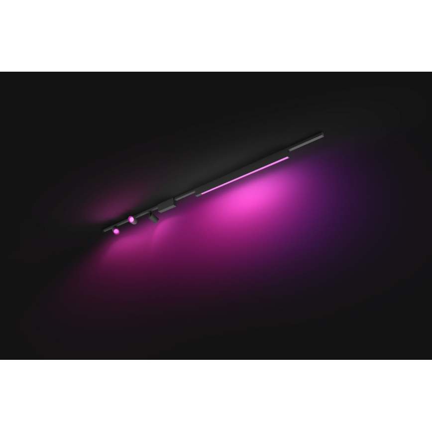 Philips - SET 4x LED RGB Prigušiva svjetiljka za tračni sustav Hue PERIFO LED RGB/44,6W/230V 2000-6500K