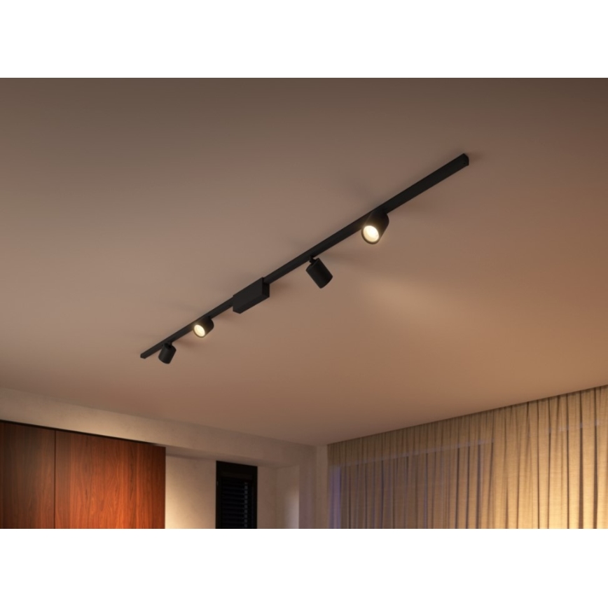 Philips  - SET 4xLED RGB Prigušiva reflektorska svjetiljka za tračni sustav Hue PERIFO LED/20,8W/230V 2000-6500K