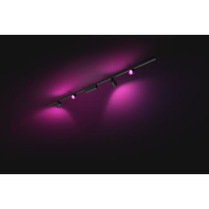 Philips  - SET 4xLED RGB Prigušiva reflektorska svjetiljka za tračni sustav Hue PERIFO LED/20,8W/230V 2000-6500K