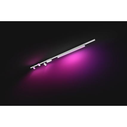 Philips - SET 4x LED RGB Prigušiva svjetiljka za tračni sustav Hue PERIFO LED RGB/44,6W/230V 2000-6500K