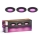 Philips - SET od 3 LED RGBW prigušiva ugradna stropna svjetla za kupaonicu Hue SLIM LED/8,3W/230V 1000-20000K crna P44