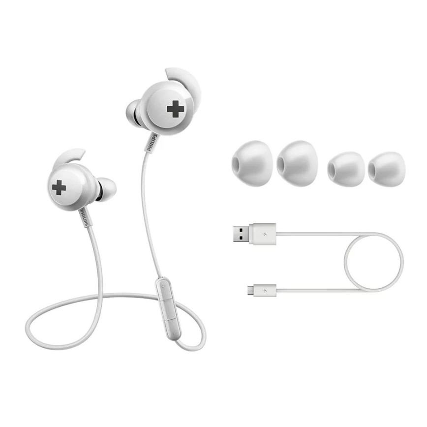 Philips SHB4305WT/00 - Bluetooth slušalice sa mikrofonom bijela