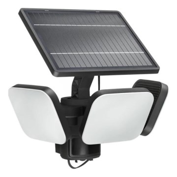 Philips - Solarna zidna LED svjetiljka sa senzorom ZYREN LED/24,5W/3,7V 2600 mAh 5000K IP65 crna
