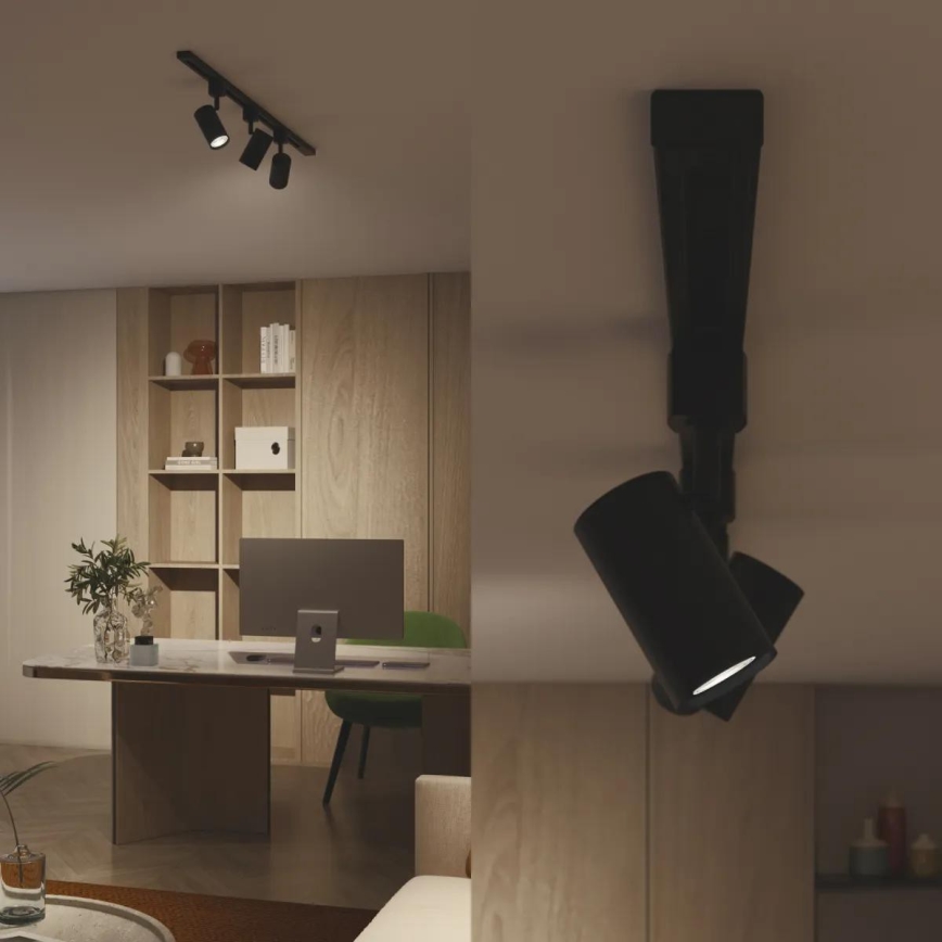 Philips - Spot svjetiljka za tračni sustav EASYLINK 3xGU10/7W/230V 1m crna