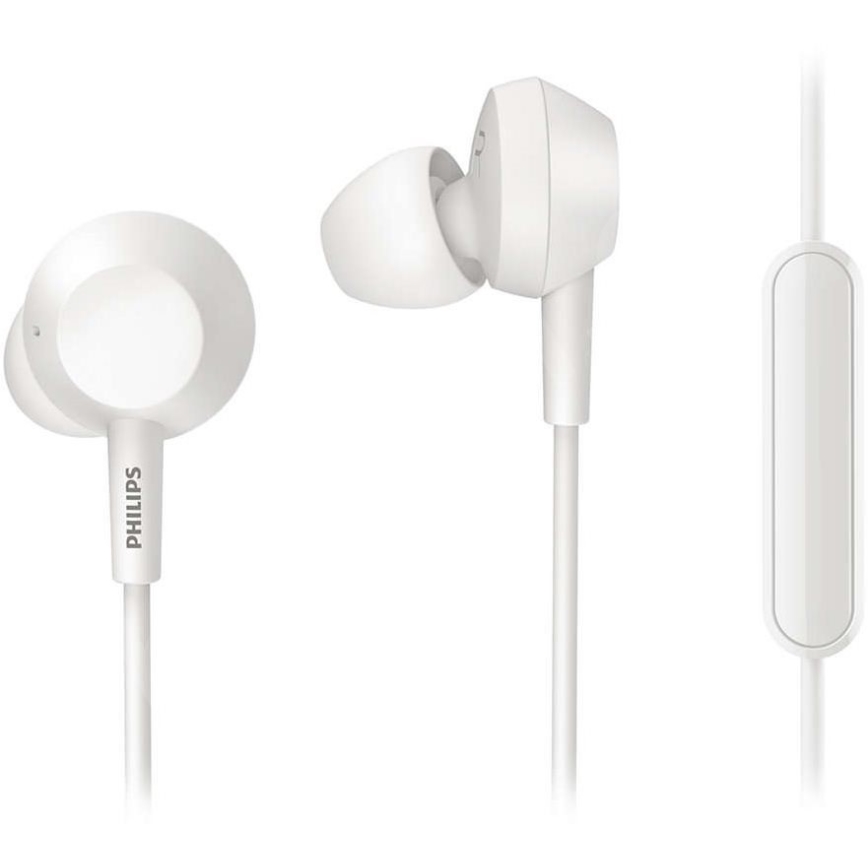 Philips TAE4105WT/00 - Slušalice s mikrofonom JACK 3,5 mm bijela