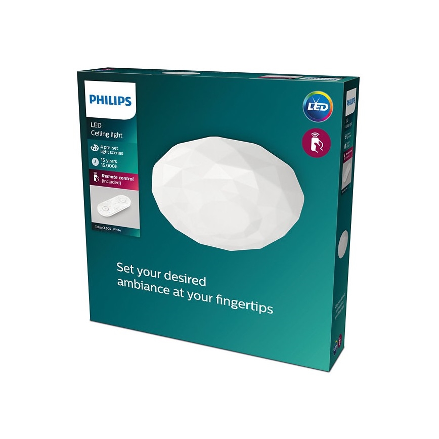 Philips - LED stropna svjetiljka s prigušivanjem LED/23W/230V 2700-6500K + daljinski upravljač