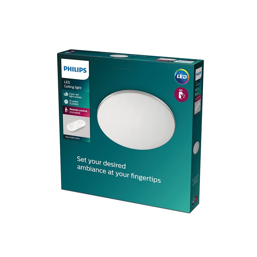 Philips - LED stropna svjetiljka s prigušivanjem LED/23W/230V 2700-6500K + daljinski upravljač