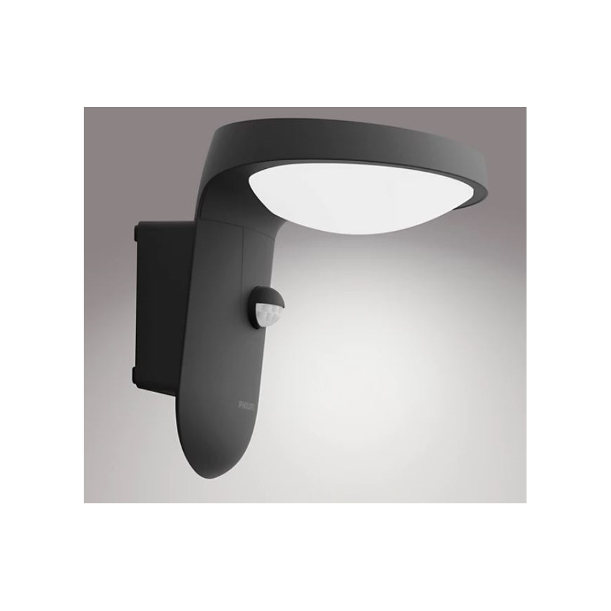 Philips - LED vanjsko zidno svjetlo sa senzorom LED/9W/230V 4000K IP44