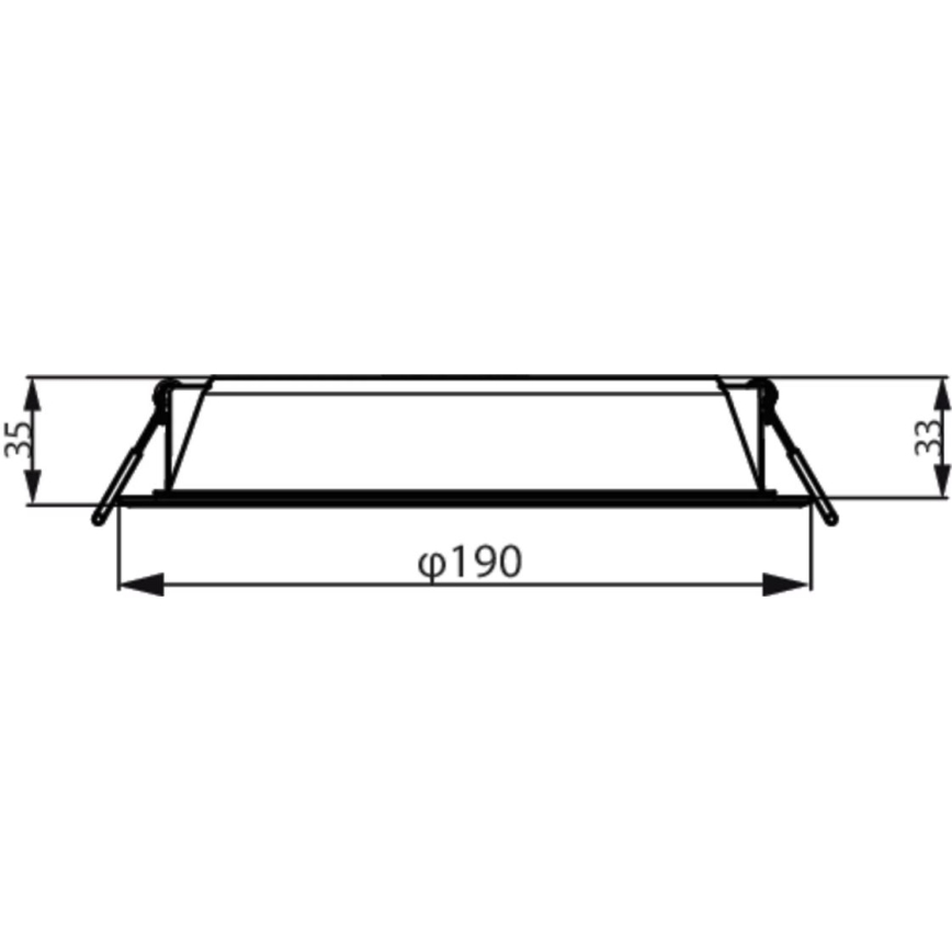 Philips - Ugradbena svjetiljka MESON LED/20W/230V 3000K