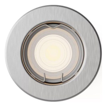 Philips - Ugradna stropna svjetiljka PERIDOT 1xGU10/7W/230V srebrna