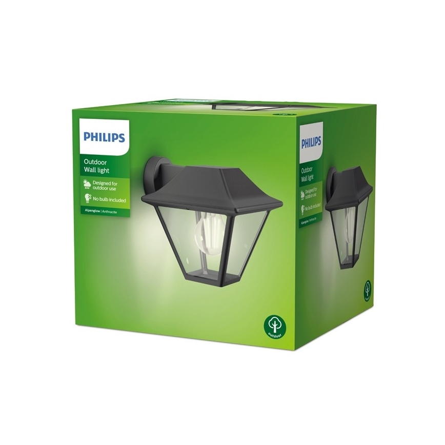Philips - Vanjska zidna svjetiljka 1xE27/60W/230V IP44