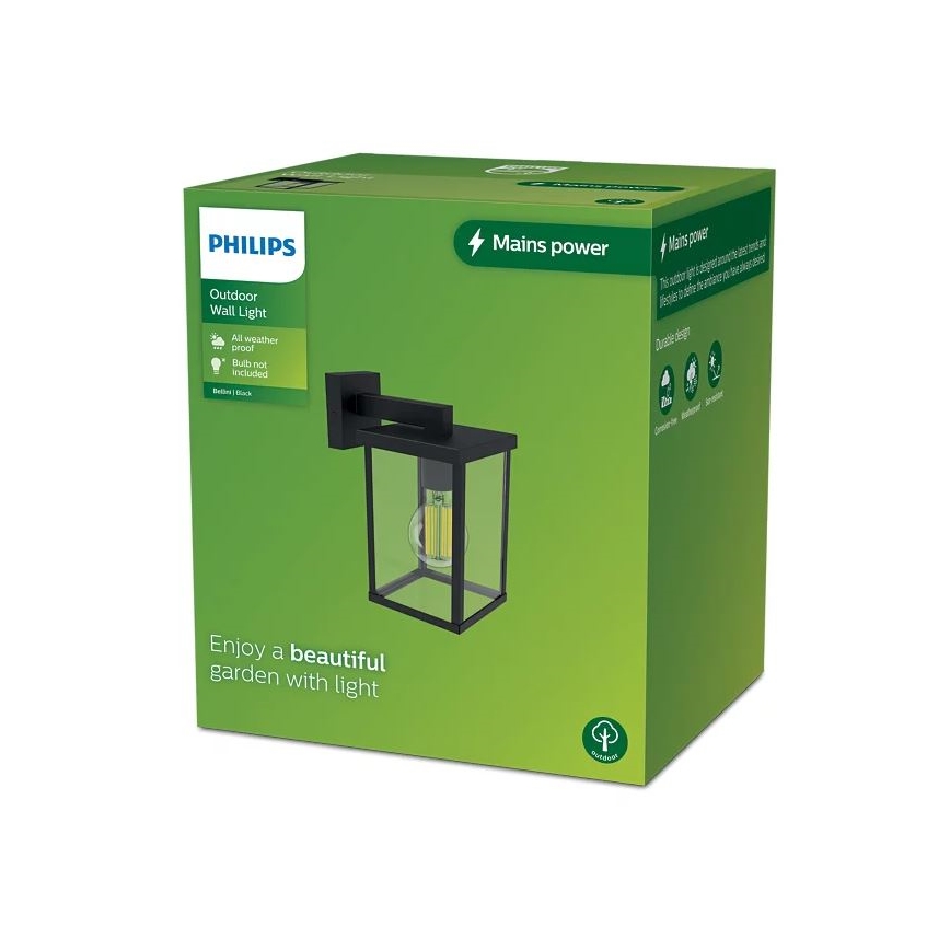 Philips - Vanjska zidna svjetiljka BELLINI 1xE27/25W/230V IP44