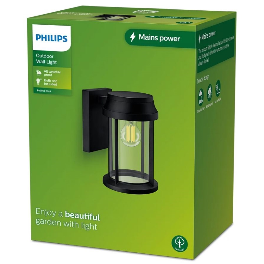 Philips - Vanjska zidna svjetiljka BELLINI 1xE27/25W/230V IP44