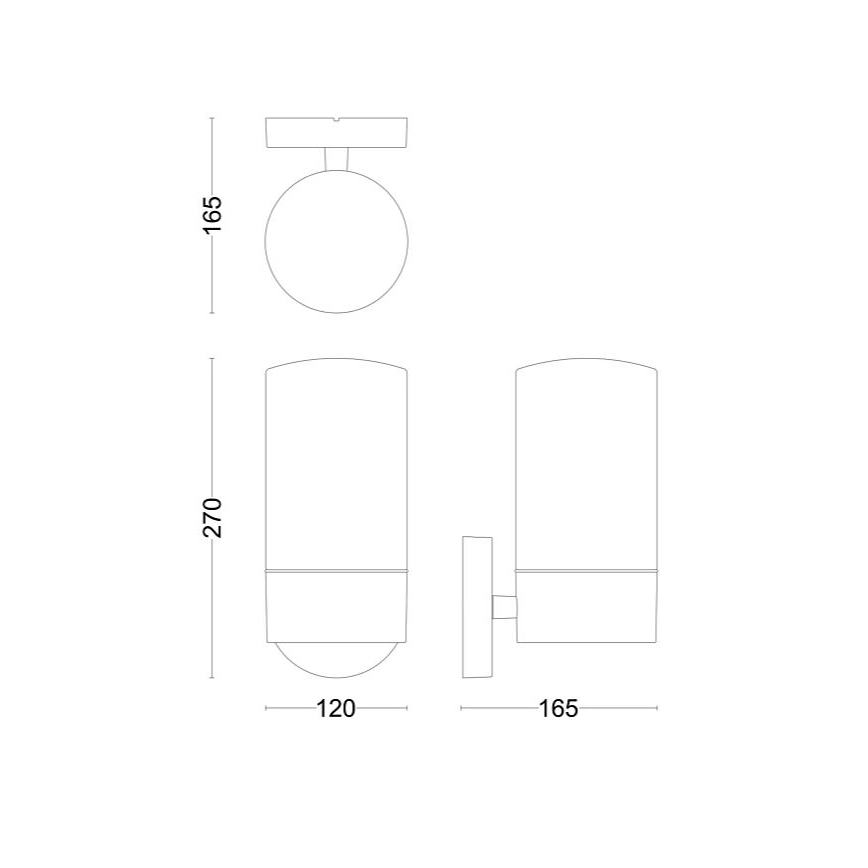 Philips - Vanjska zidna svjetiljka FLAREON 1xE27/25W/230V IP44