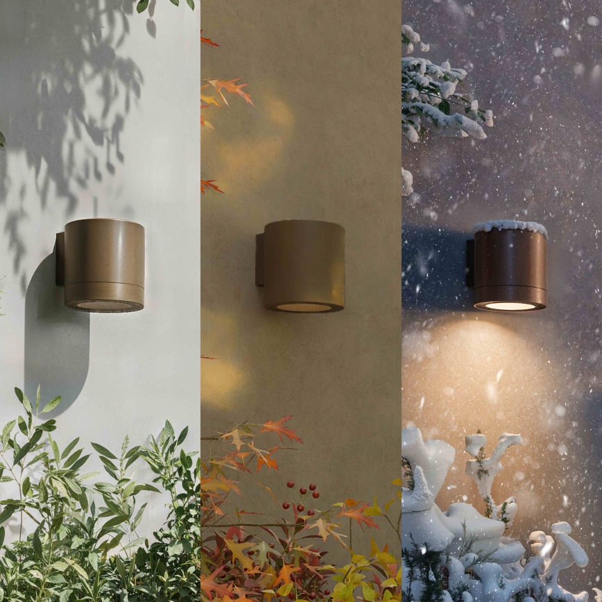 Philips - Vanjska zidna svjetiljka FYLX 1xGU10/5W/230V smeđa IP44