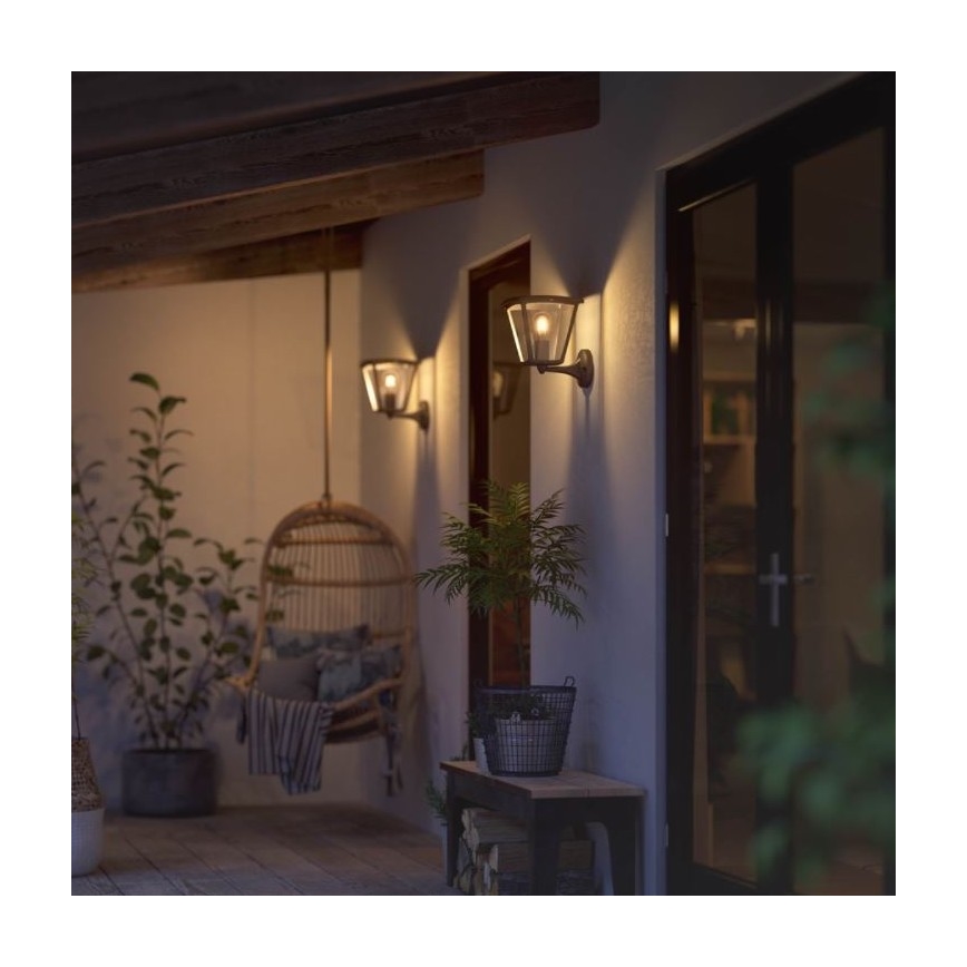 Philips - Prigušiva vanjska zidna svjetiljka Hue INARA 1xE27/7W/230V Wi-Fi IP44