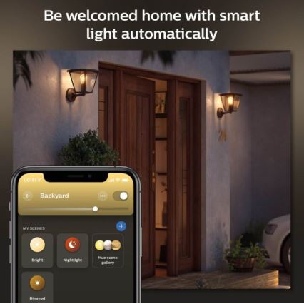 Philips - Prigušiva vanjska zidna svjetiljka Hue INARA 1xE27/7W/230V Wi-Fi IP44