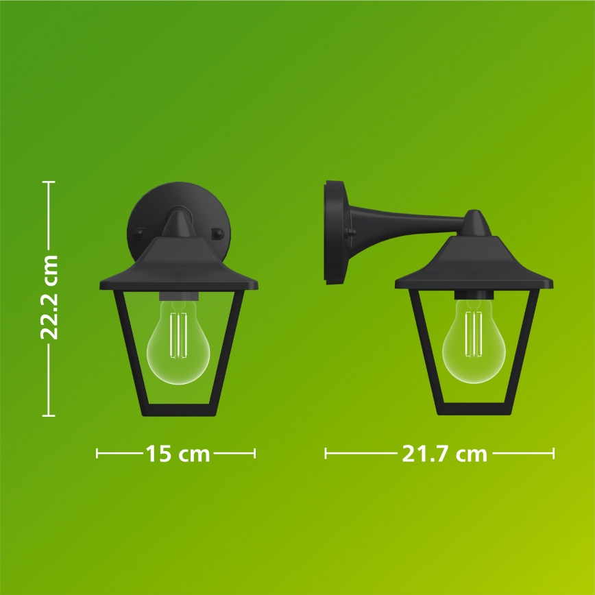 Philips - Vanjska zidna svjetiljka JULI 1xE27/25W/230V IP44