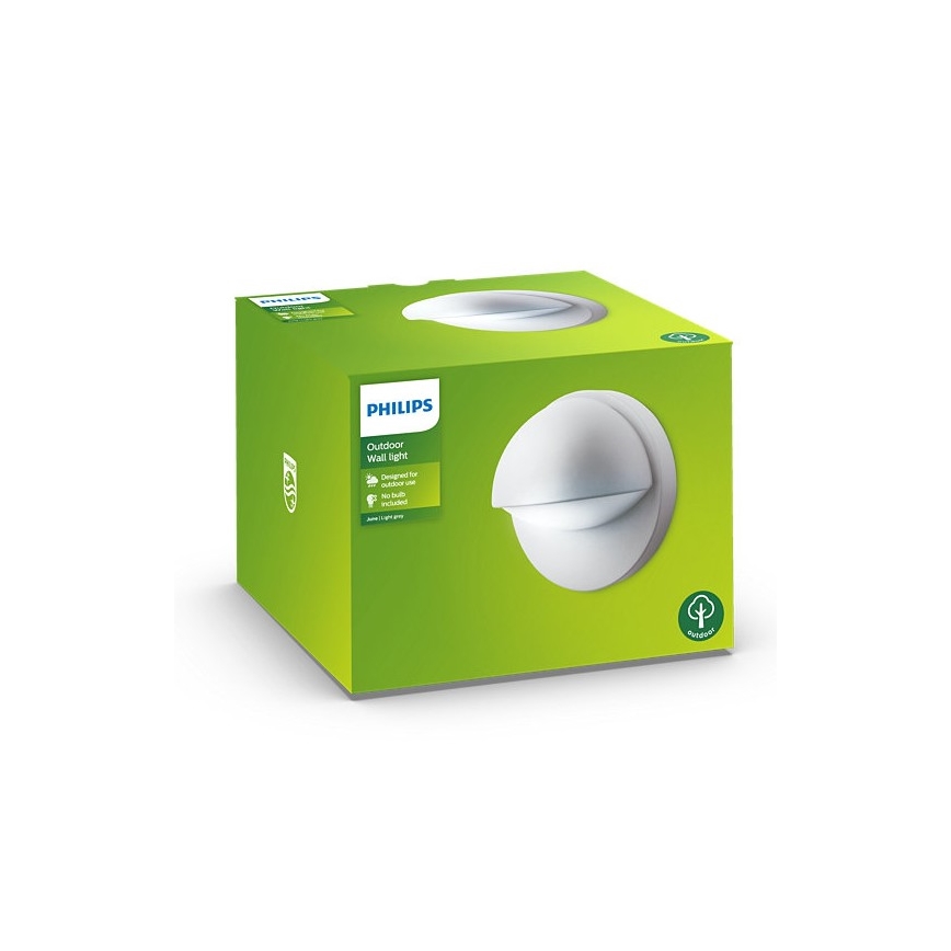 Philips - Vanjska zidna svjetiljka JUNE 1xE27/12W/230V IP44