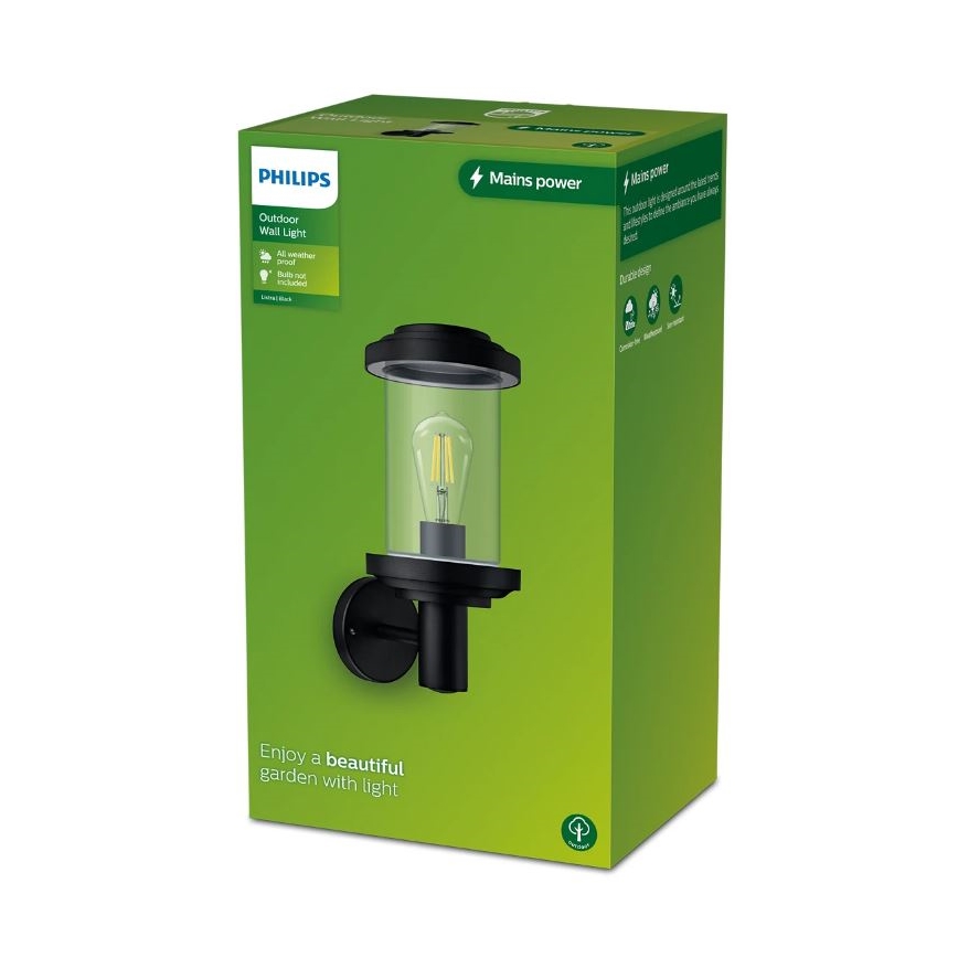 Philips - Vanjska zidna svjetiljka LISTRA 1xE27/25W/230V IP44