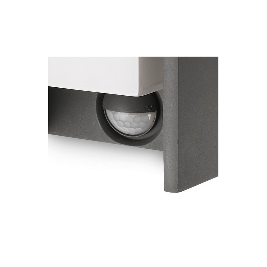 Philips - Vanjska zidna svjetiljka sa senzorom BRIDGE 1xE27/15W/230V IP44