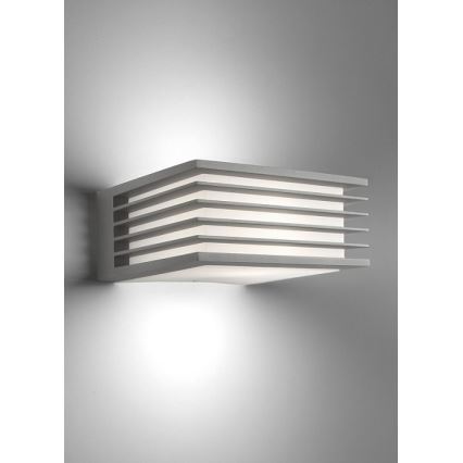 Philips - Vanjska zidna svjetiljka SHADES 1xE27/15W/230V IP44 siva