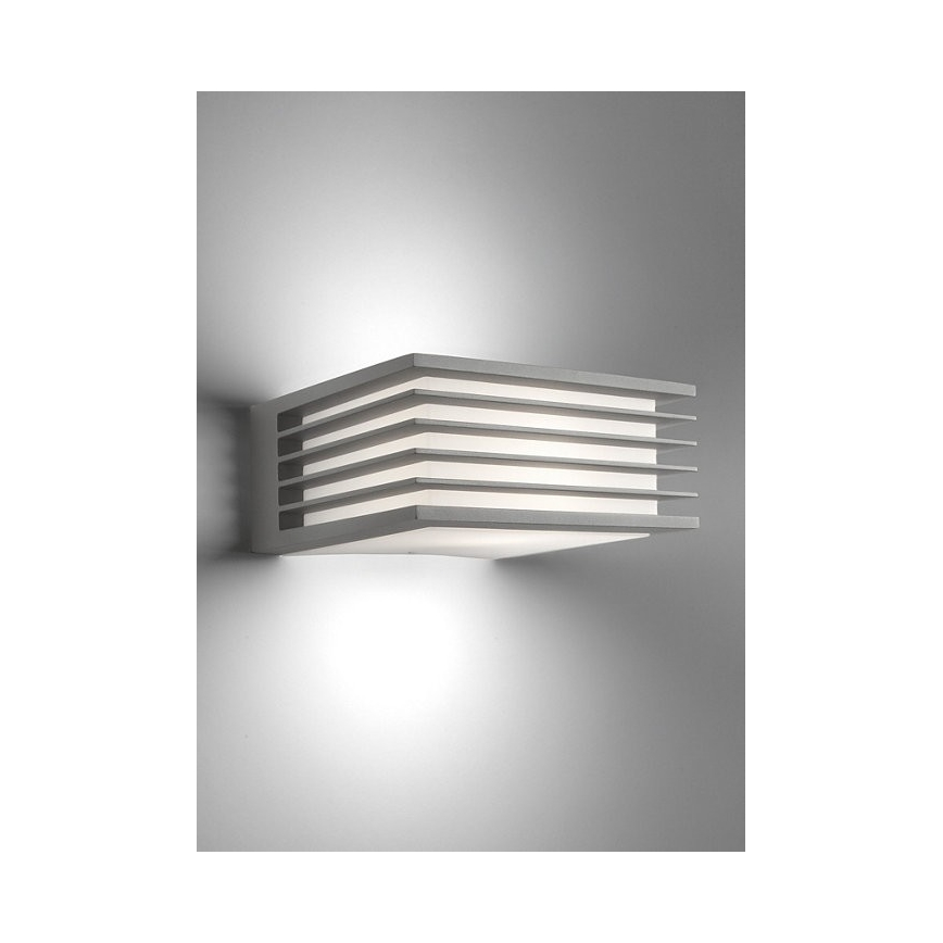 Philips - Vanjska zidna svjetiljka SHADES 1xE27/15W/230V IP44 siva