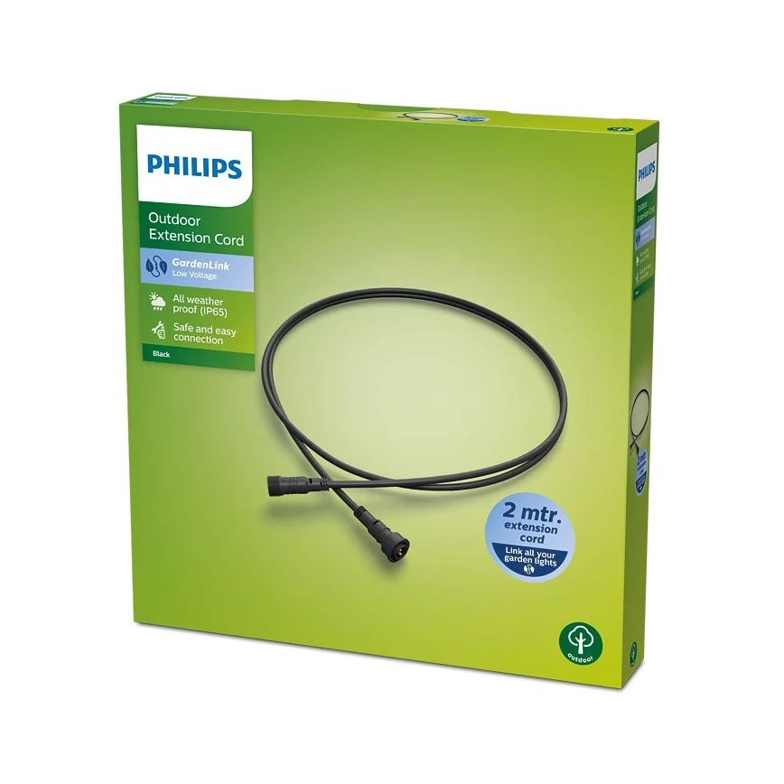 Philips - Vanjski produžni kabel 2m IP65