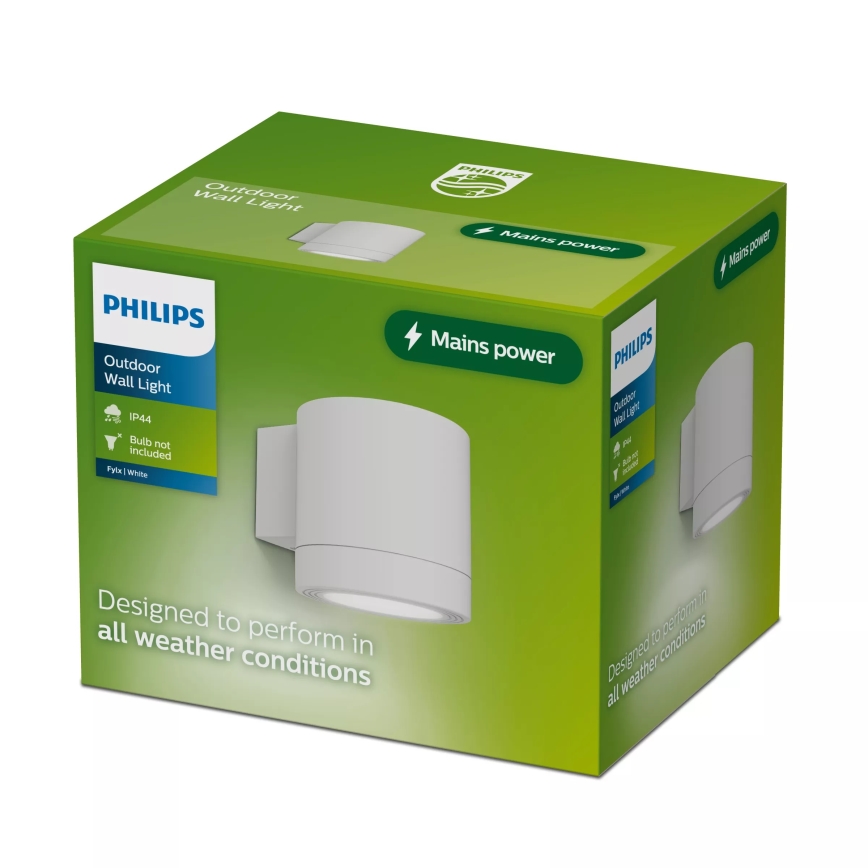 Philips - Vanjsko zidno svjetlo FYLX 1xGU10/5W/230V bijela IP44
