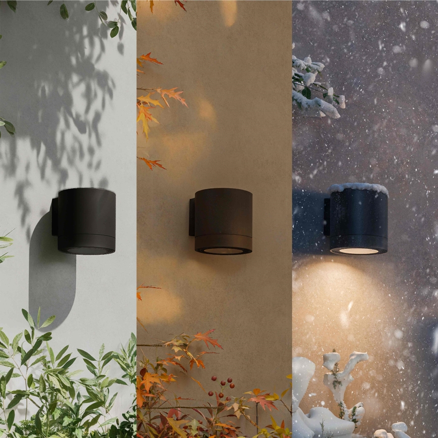 Philips - Vanjsko zidno svjetlo FYLX 1xGU10/5W/230V crno IP44