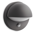 Philips - Vanjsko zidno svjetlo sa senzorom JUNE 1xE27/12W/230V IP44
