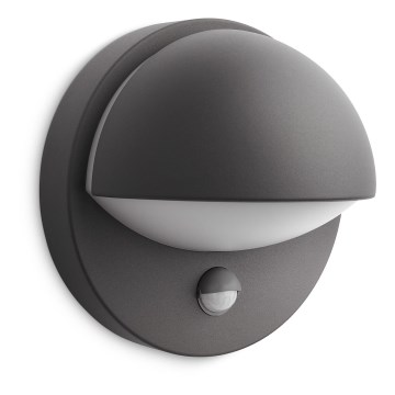 Philips - Vanjsko zidno svjetlo sa senzorom JUNE 1xE27/12W/230V IP44