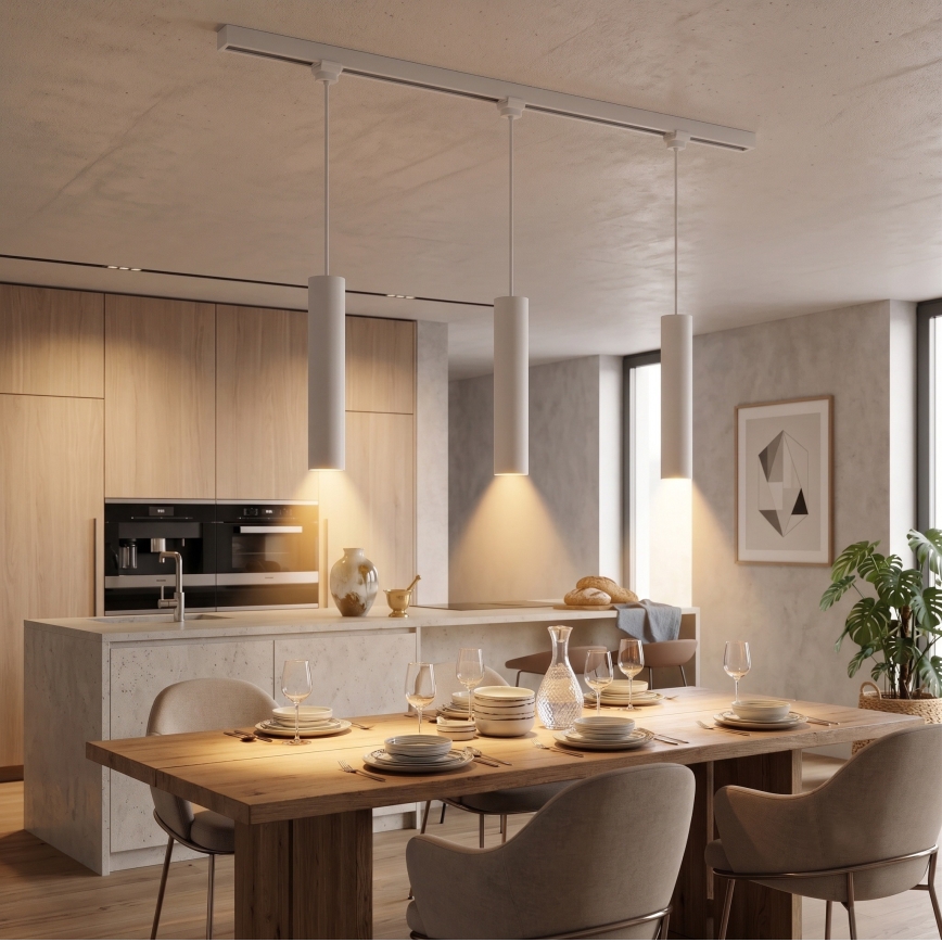 Philips - Viseći luster na sajli za šinski sustav EASYLINK 3xGU10/7W/230V 1m bijeli