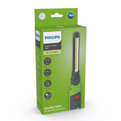 Philips X30SLIMX1 - LED punjiva svjetiljka s prigušivanjem XPERION LED/5W/3,7V 500 lm 2500 mAh