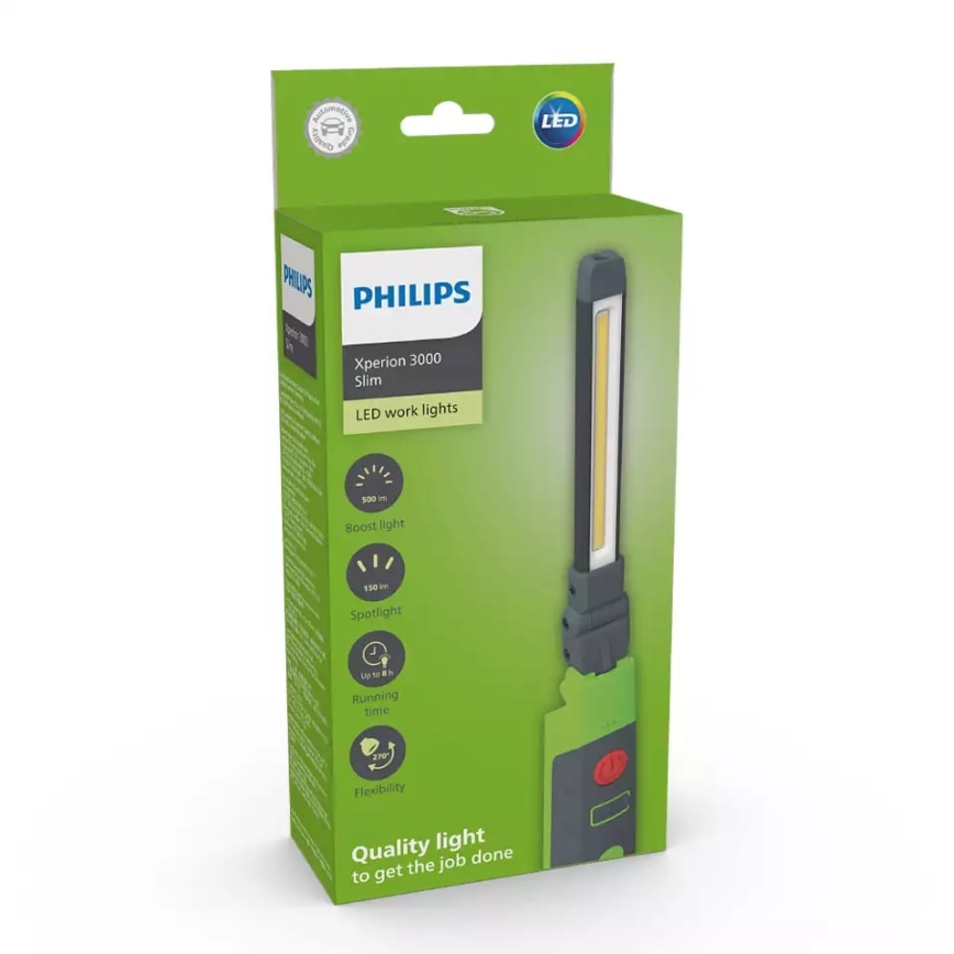 Philips X30SLIMX1 - LED punjiva svjetiljka s prigušivanjem XPERION LED/5W/3,7V 500 lm 2500 mAh