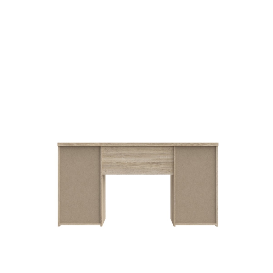 Pisaći stol ARENO, bijeli/sonoma hrast