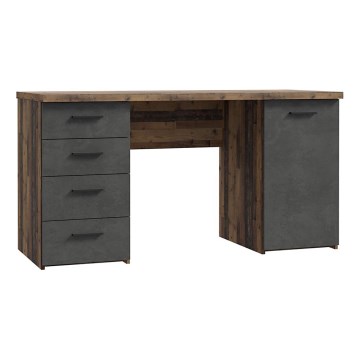 Pisaći stol ARENO smeđa/grafit