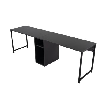 Pisaći stol CLARO 240x60 cm antracit/crna