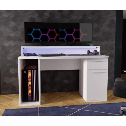 Pisaći stol s pozadinskim osvjetljenjem IVAR bijeli